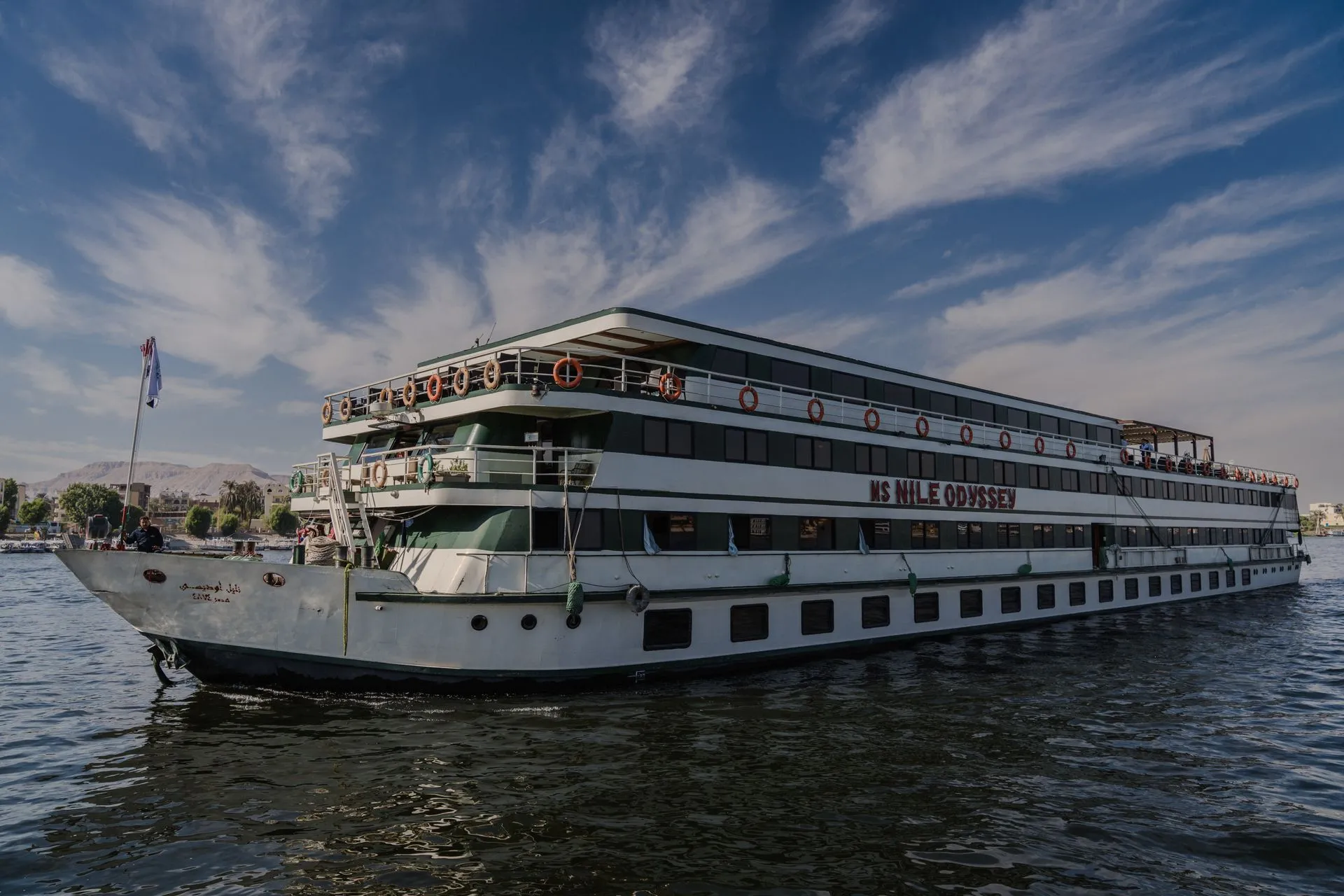 Exterior view of the MS Nile Odyssey Nile Cruise Nile cruise ship